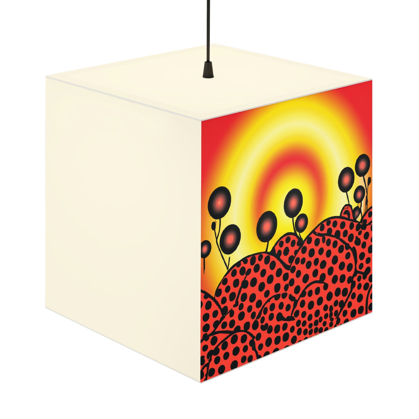 "A New Dawn's Glow" - The Alien Light Cube Lamp