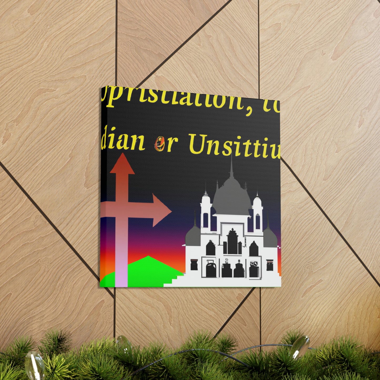 "Un mundo sin fe: examinando el fin de la religión" - The Alien Canva