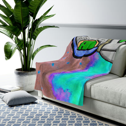 "Alone in the Alien Sky" - The Alien Velveteen Plush Blanket