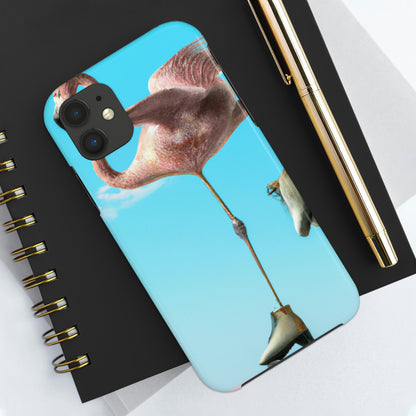 "Flamingo Skates!" - The Alien Tough Phone Cases