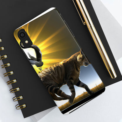 "A Purrfect Sunbeam Moment" - Die Alien Tough Phone Cases