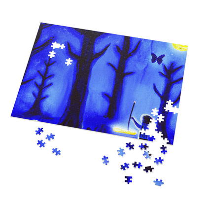 "A Journey Through the Moonlit Forest" - The Alien Jigsaw Puzzle