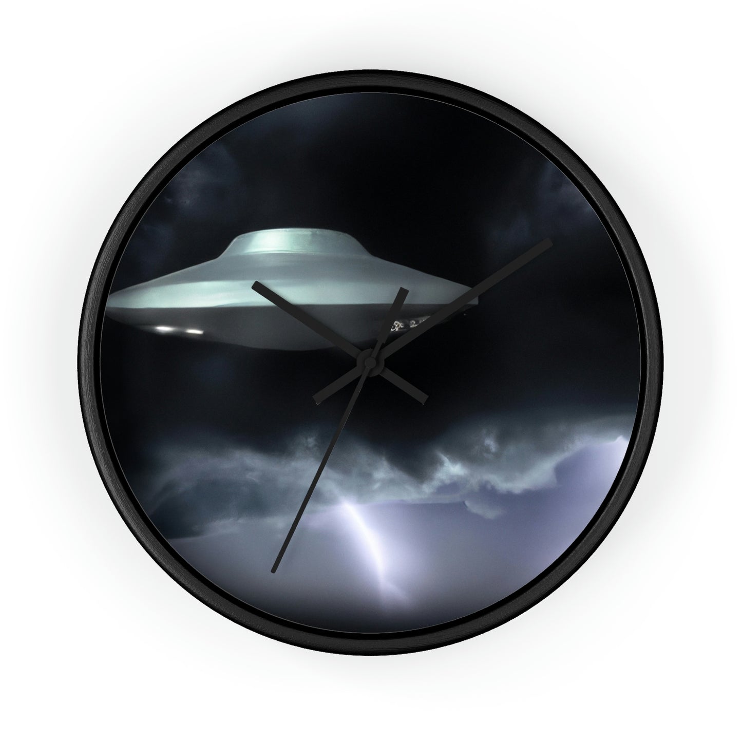 "Stormy Encounter" - The Alien Wall Clock