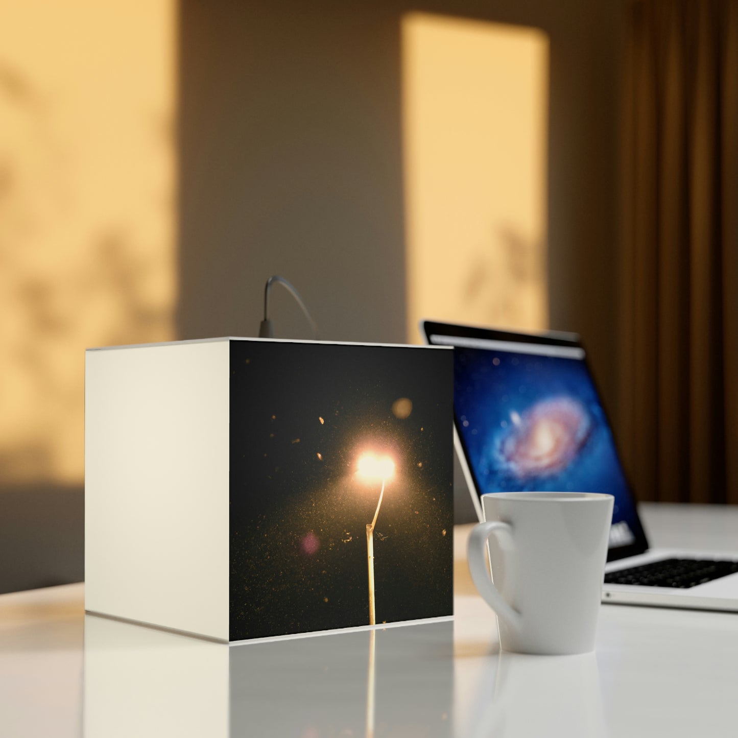 Winter's Lonely Lullaby - The Alien Light Cube Lamp