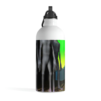 "Intergalactic Wanderings: Exploring the Storied Ruins of a Long-Forgotten Castle" - The Alien Stainless Steel Water Bottle