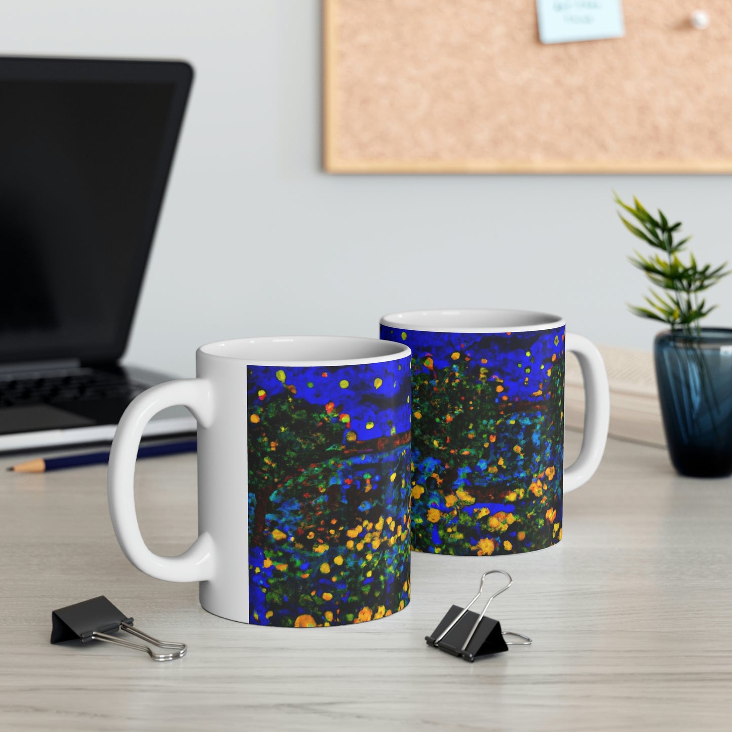 "Una celebración de medianoche en el jardín de la abuela" - The Alien Taza de cerámica 11 oz