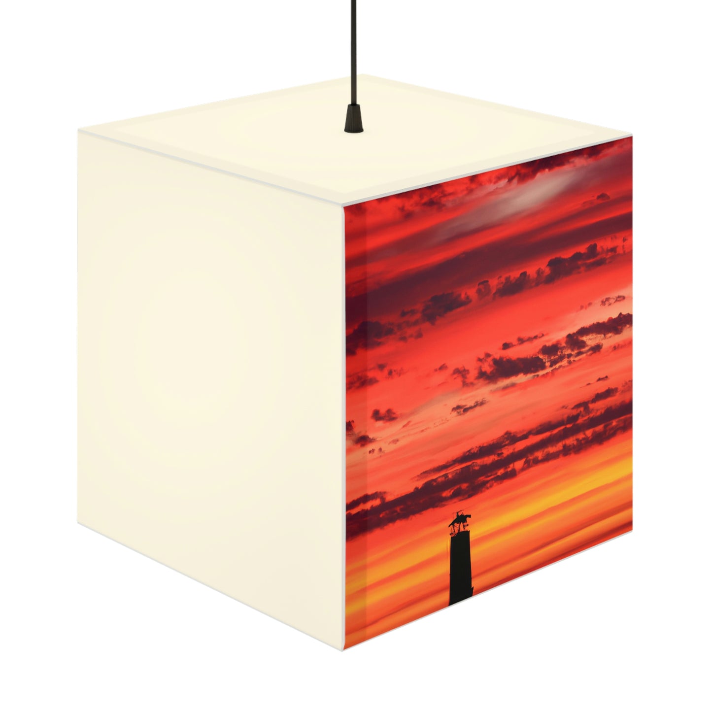 "Lonely Lighthouse on Fire" - La lámpara Alien Light Cube