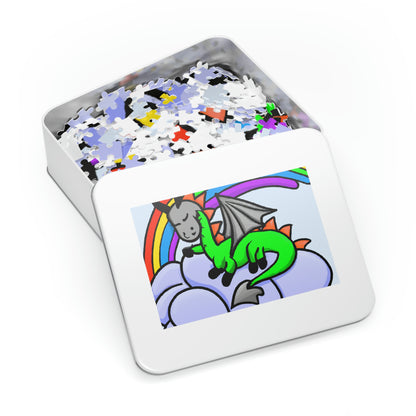 "A Dreamy Dragon's Nap" - The Alien Jigsaw Puzzle