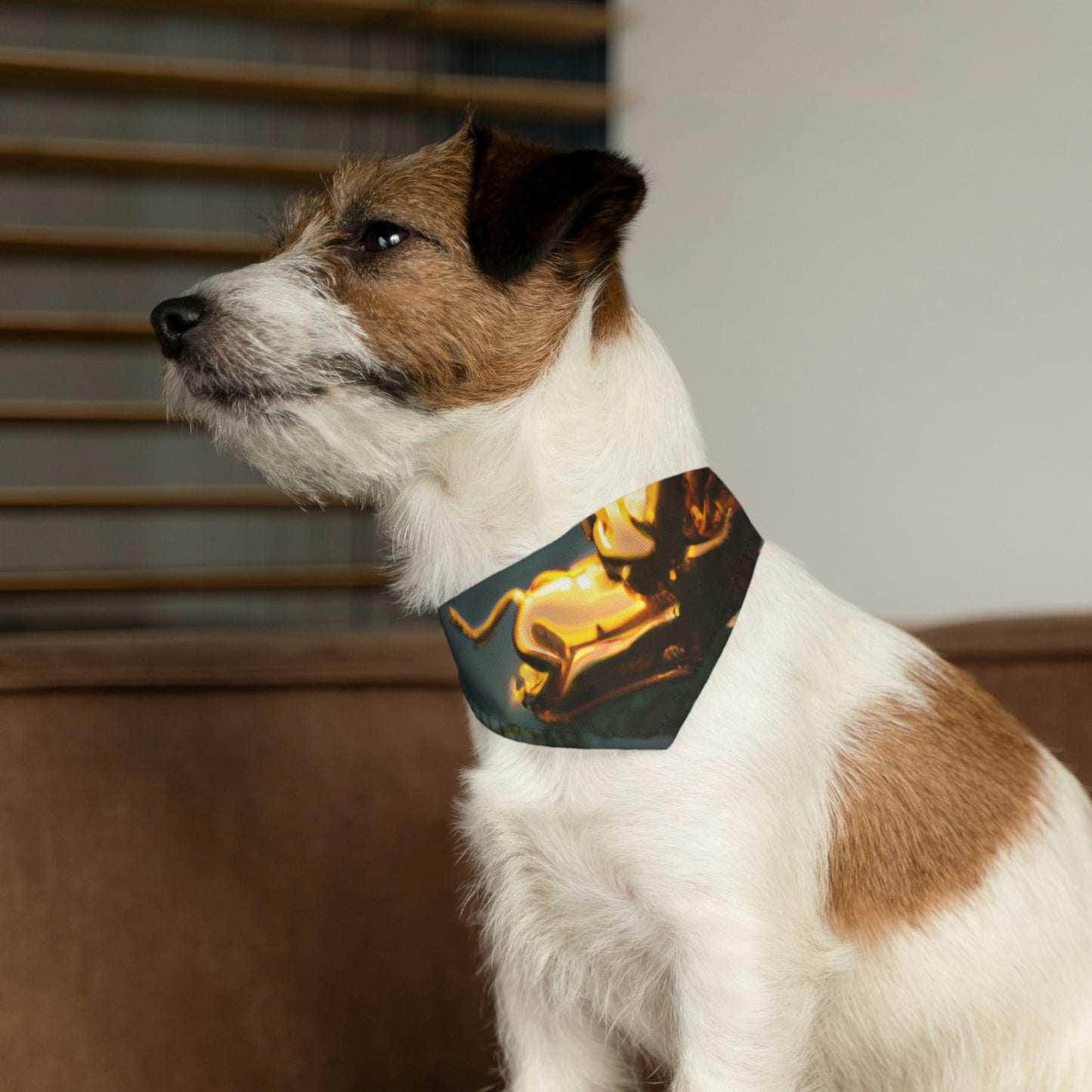 "Absteigender Drache" - Das Alien Pet Bandana Halsband