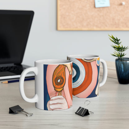 los lleva a una aventura

A Twist of Magic: El viaje inesperado de una persona mayor - The Alien Taza de cerámica 11 oz