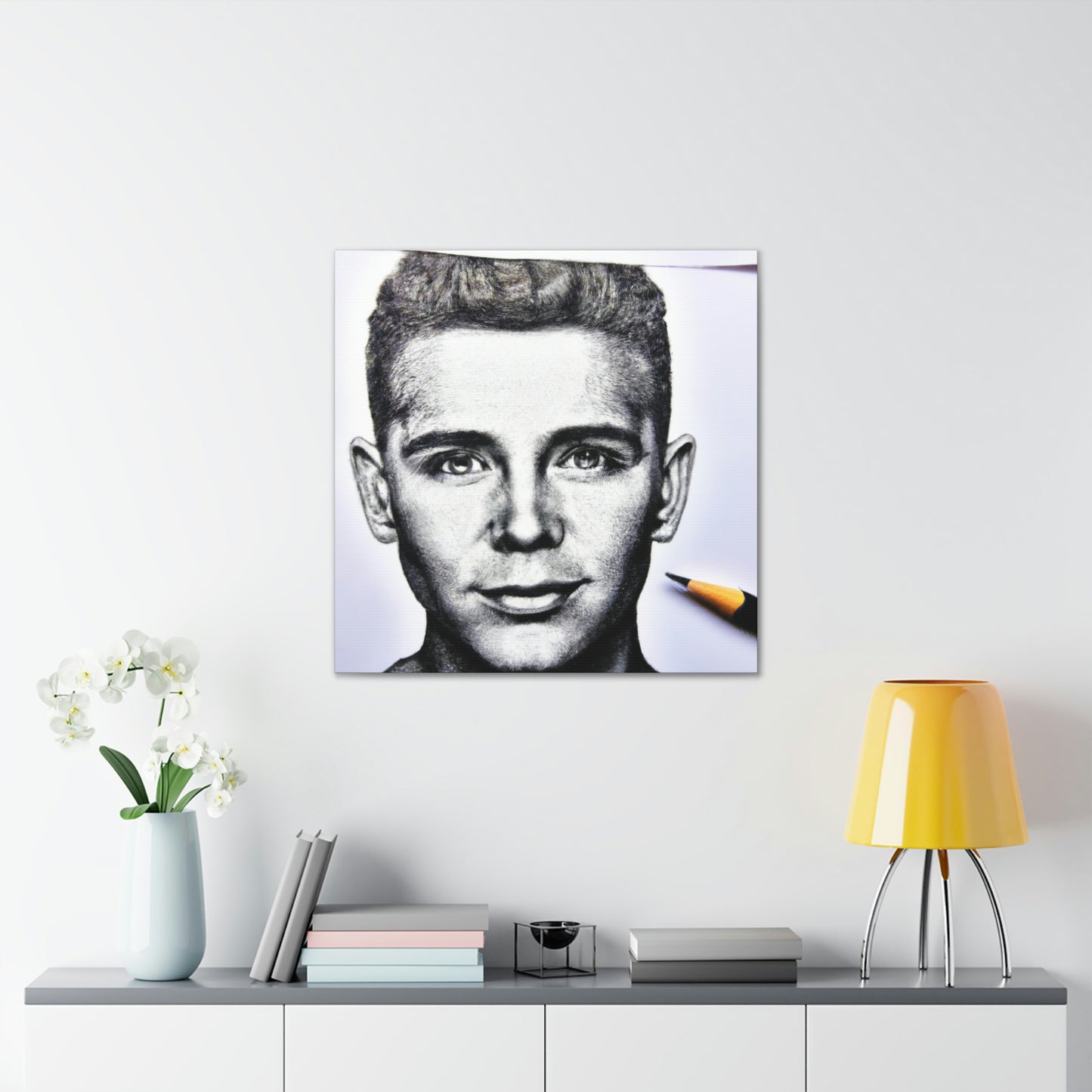 "Playing with Monochrome: Create a Celebrity Portrait with Pens" - The Alien Canva