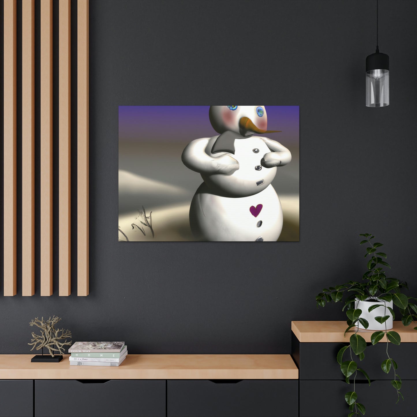 "Chilly But Hopeful: The Snowman's Quest For A Hug" - The Alien Canva