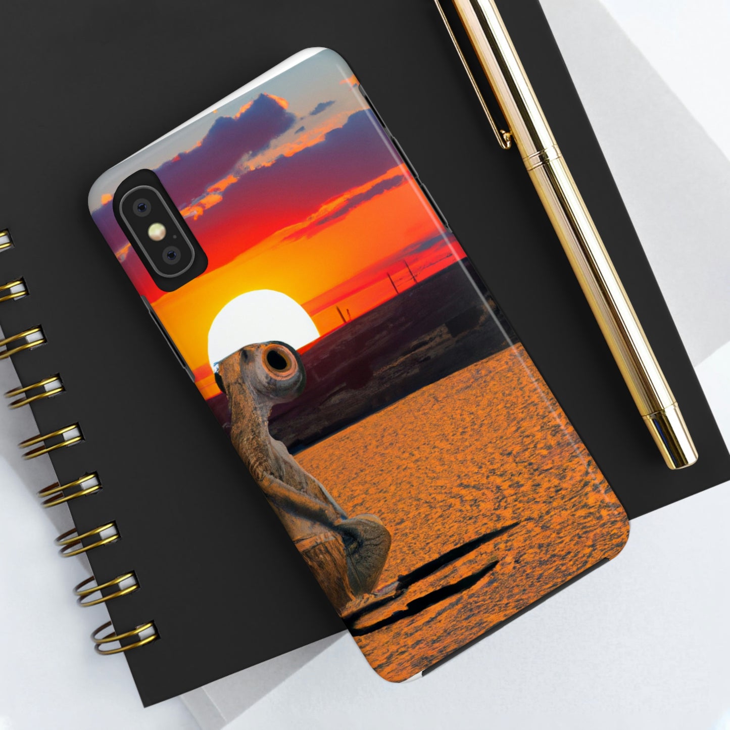 "Farewell to the Horizon" - Die Alien Tough Phone Cases