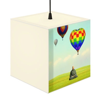 "Finding Stillness in the Sky" - Die Alien Light Cube Lampe