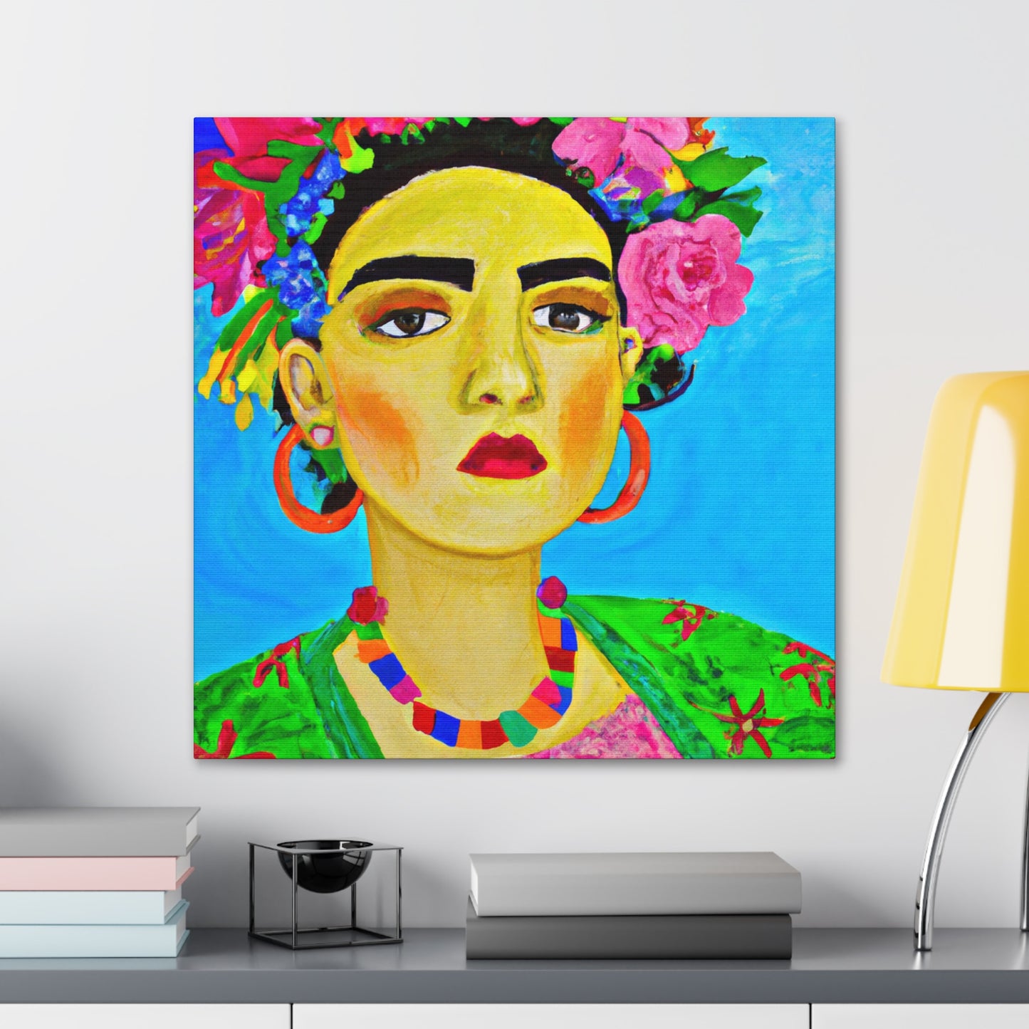 "Fierce and Free: A Frida Kahlo-Inspired Tribute to Mexican Women" - The Alien Canva