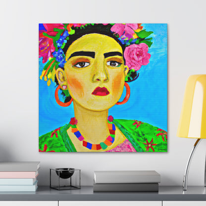 „Heftig und frei: Eine von Frida Kahlo inspirierte Hommage an mexikanische Frauen“ – The Alien Canva