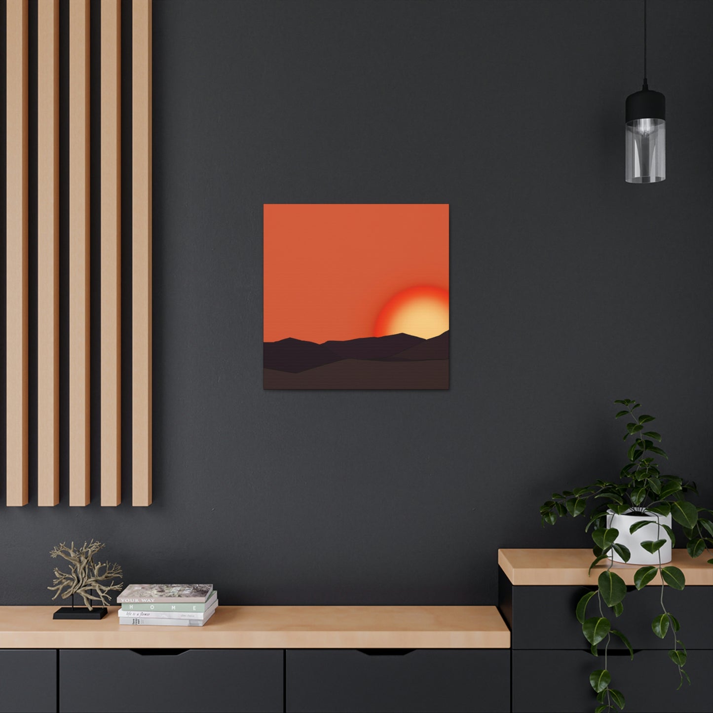 Sunset Artist. - Canvas