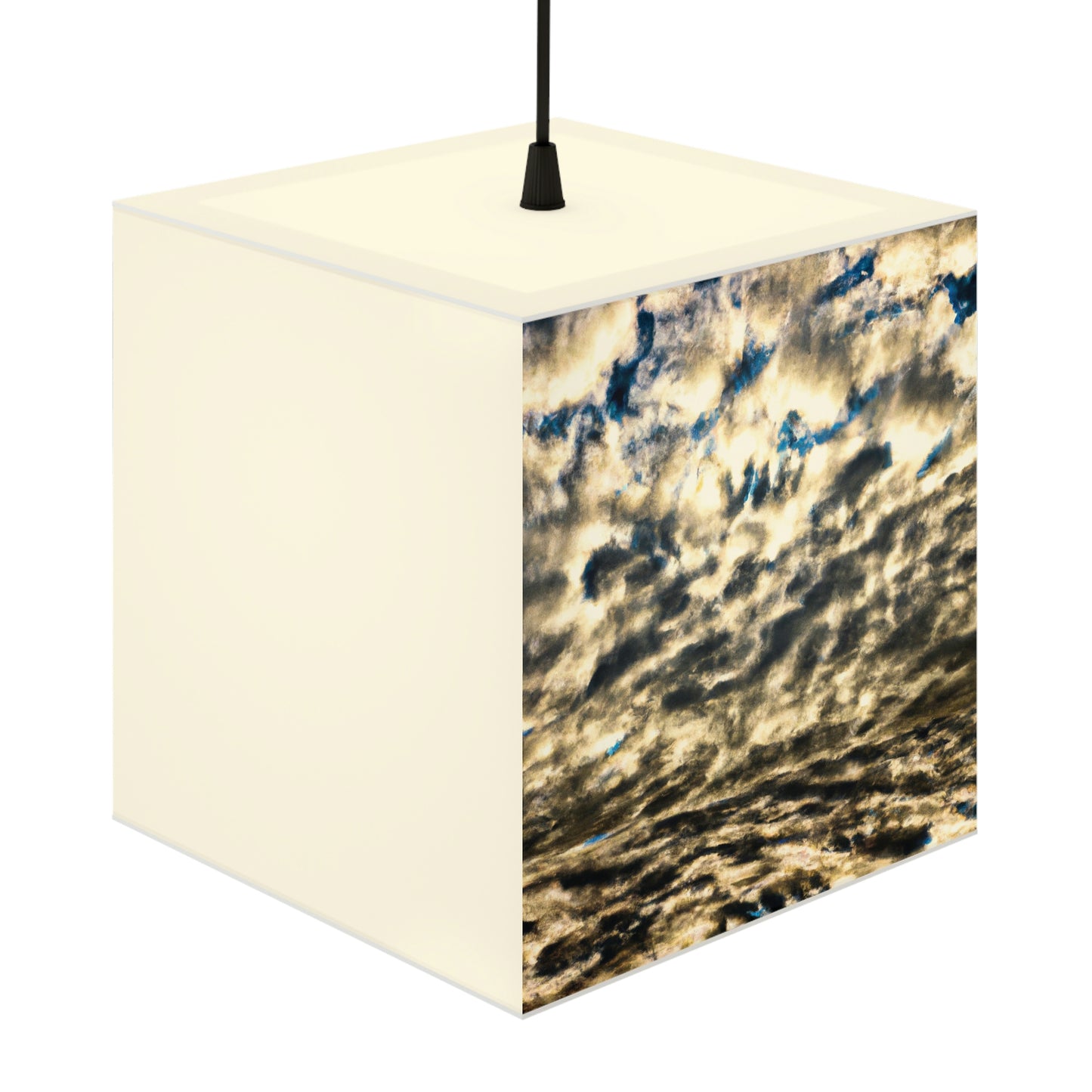 "A Reflection of Celestial Mirage". - The Alien Light Cube Lamp