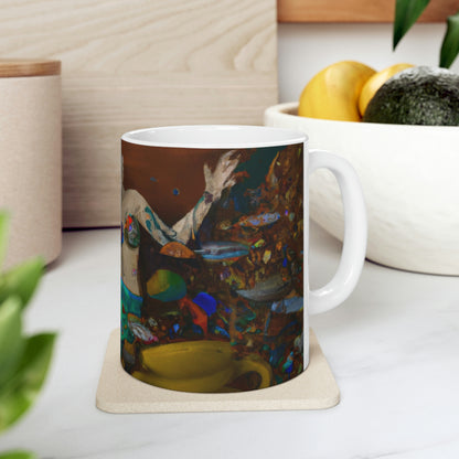 Aquatic Splendor - The Alien Taza de cerámica 11 oz