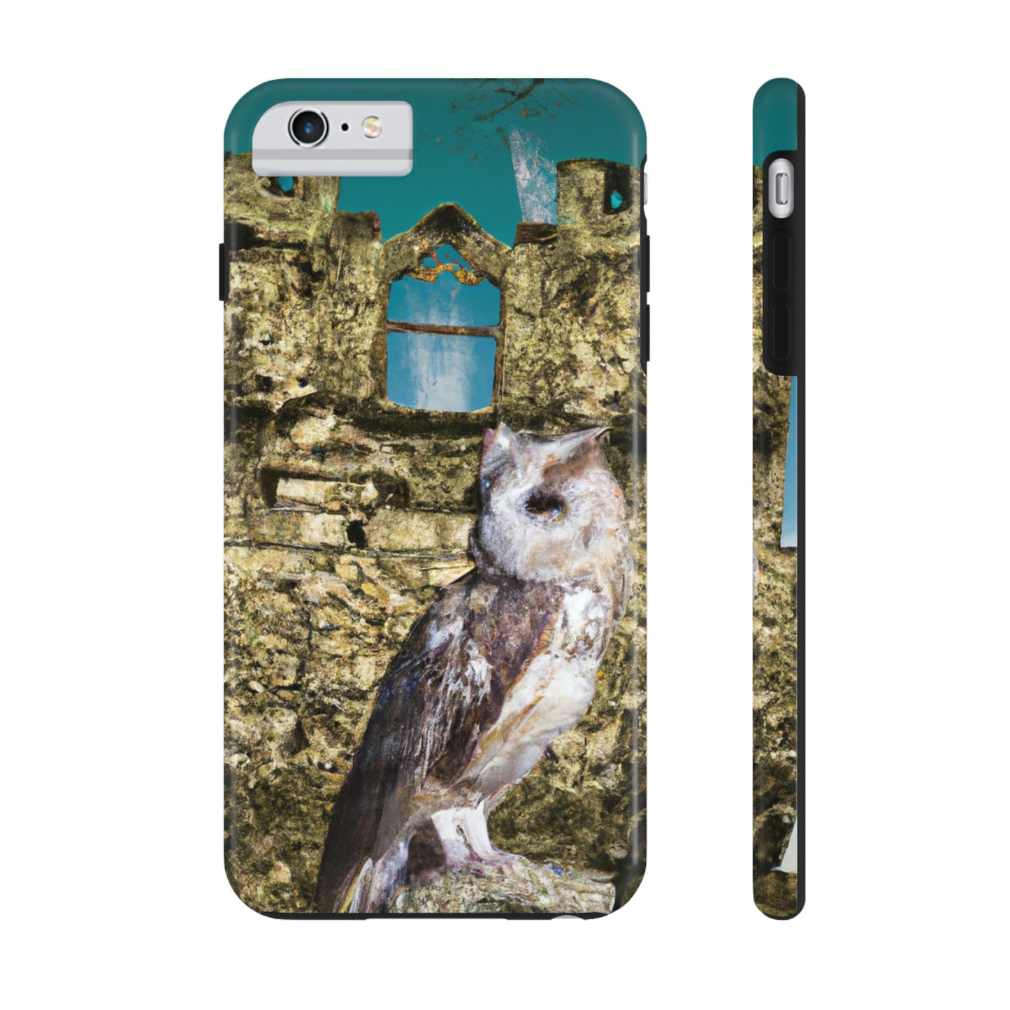 "A Sentinal Among Ruins: An Unstirred Owl's Perch" - The Alien Tough Phone Cases