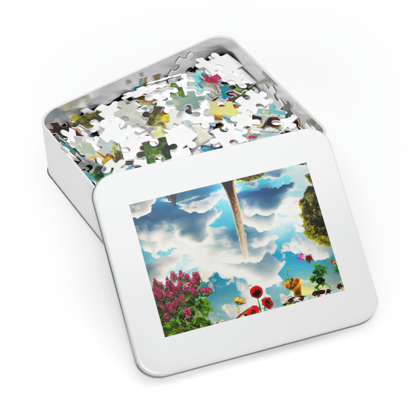 Rainbow Sky Garden - The Alien Jigsaw Puzzle