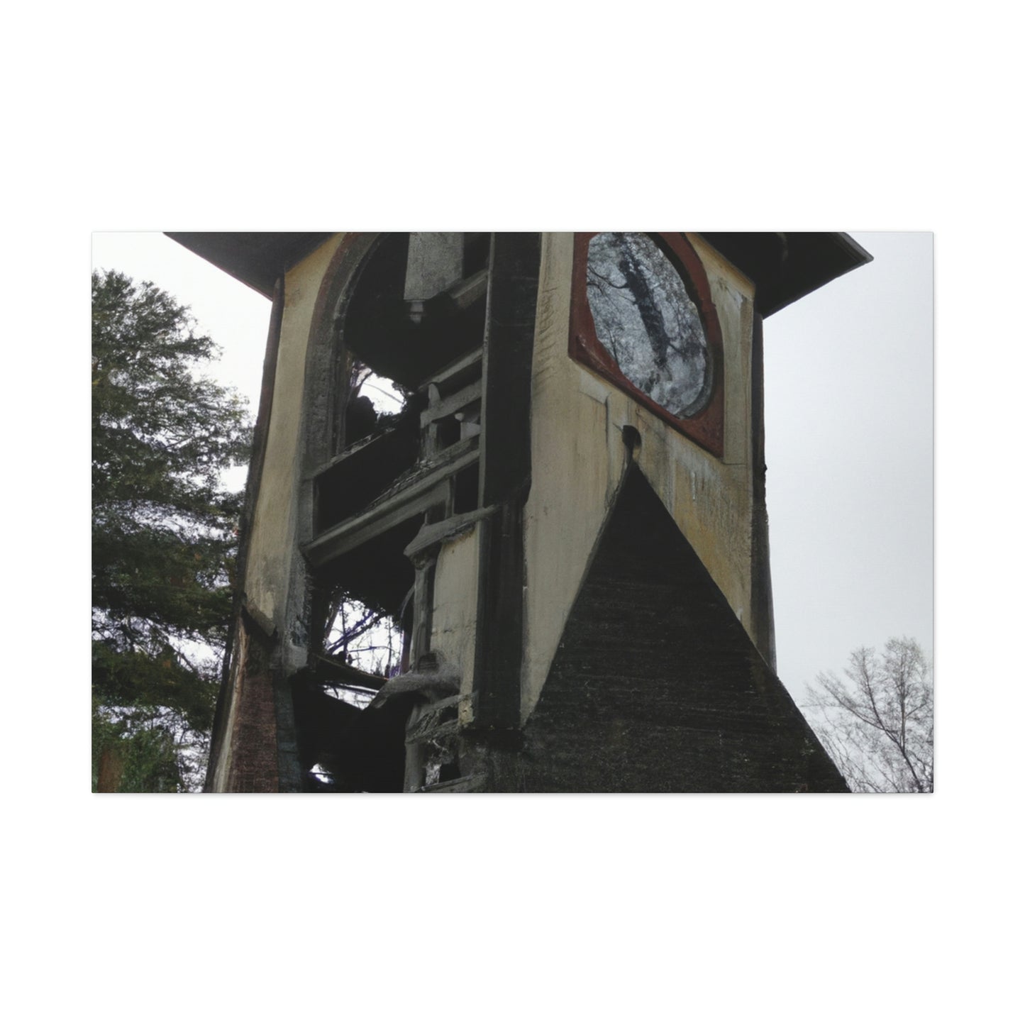 "The Forgotten Clocktower" - The Alien Canva