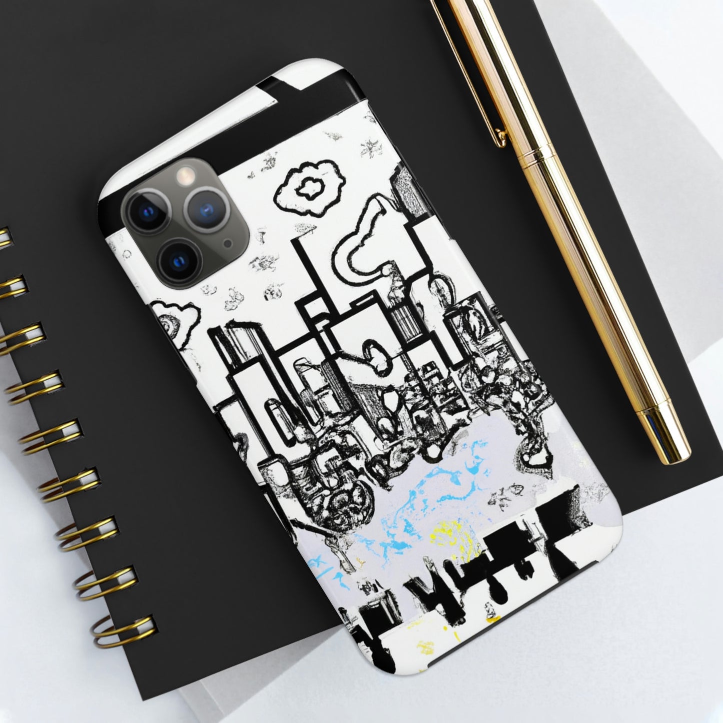 "Ghostly Haze: The Forgotten City". - The Alien Tough Phone Cases