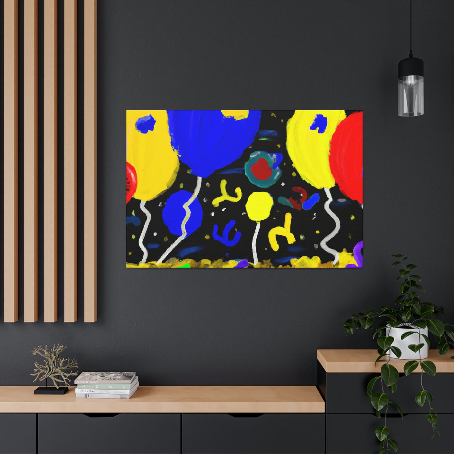 "A Starry Night Rainbow" - The Alien Canva