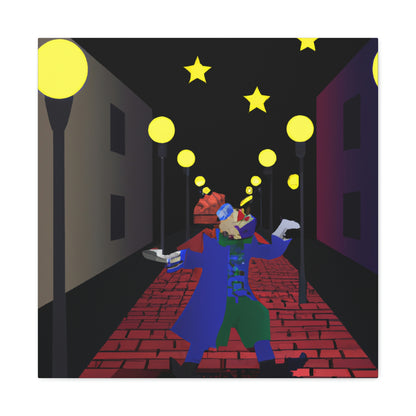 "Alley Star Jongleur" - Die Alien-Canva