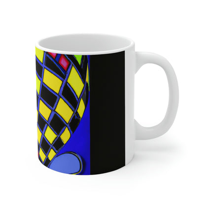 "Enchanted Midnight Flight" - The Alien Ceramic Mug 11 oz