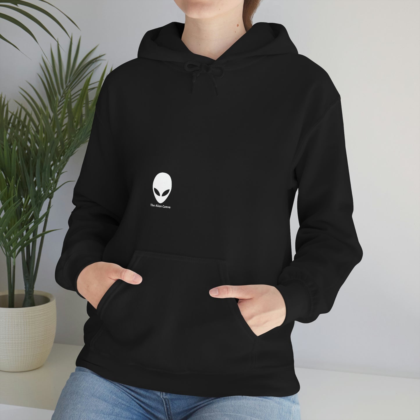 "Ghostly Haze: The Forgotten City". - The Alien Unisex Hoodie