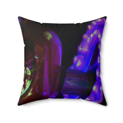 "Carnivale of the Damned" - The Alien Square Pillow