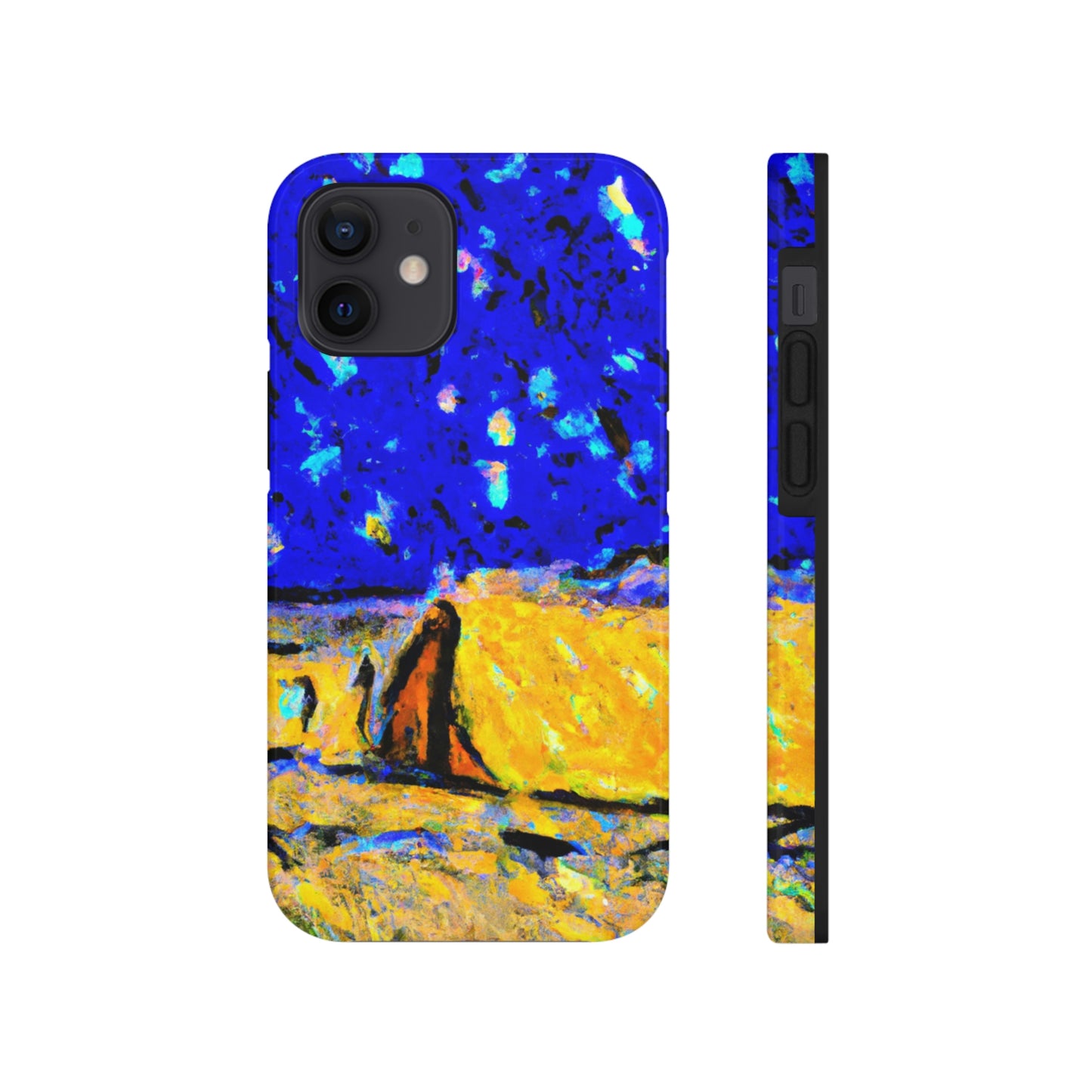 "Enchanted Sands of the Night Sky" - Die Alien Tough Phone Cases