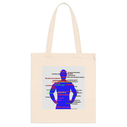 "The Superheroic Word Art Portrait" - The Alien Tote Bag