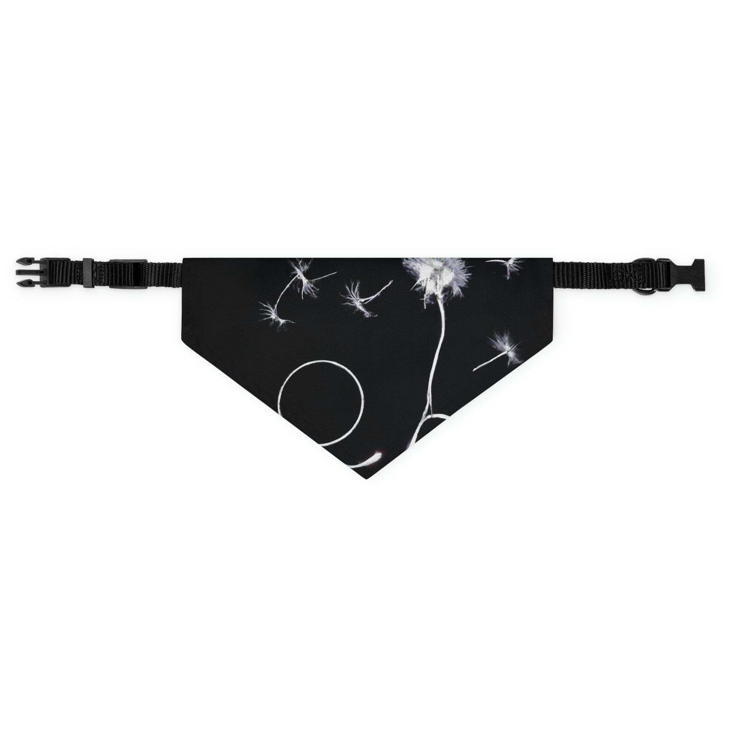 „A Dandelion Flicker in the Midnight Breeze“ – Das Alien-Haustier-Bandana-Halsband