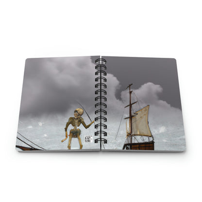 "The Phantom Captain of the Tempest Seas" - The Alien Spiral Bound Journal