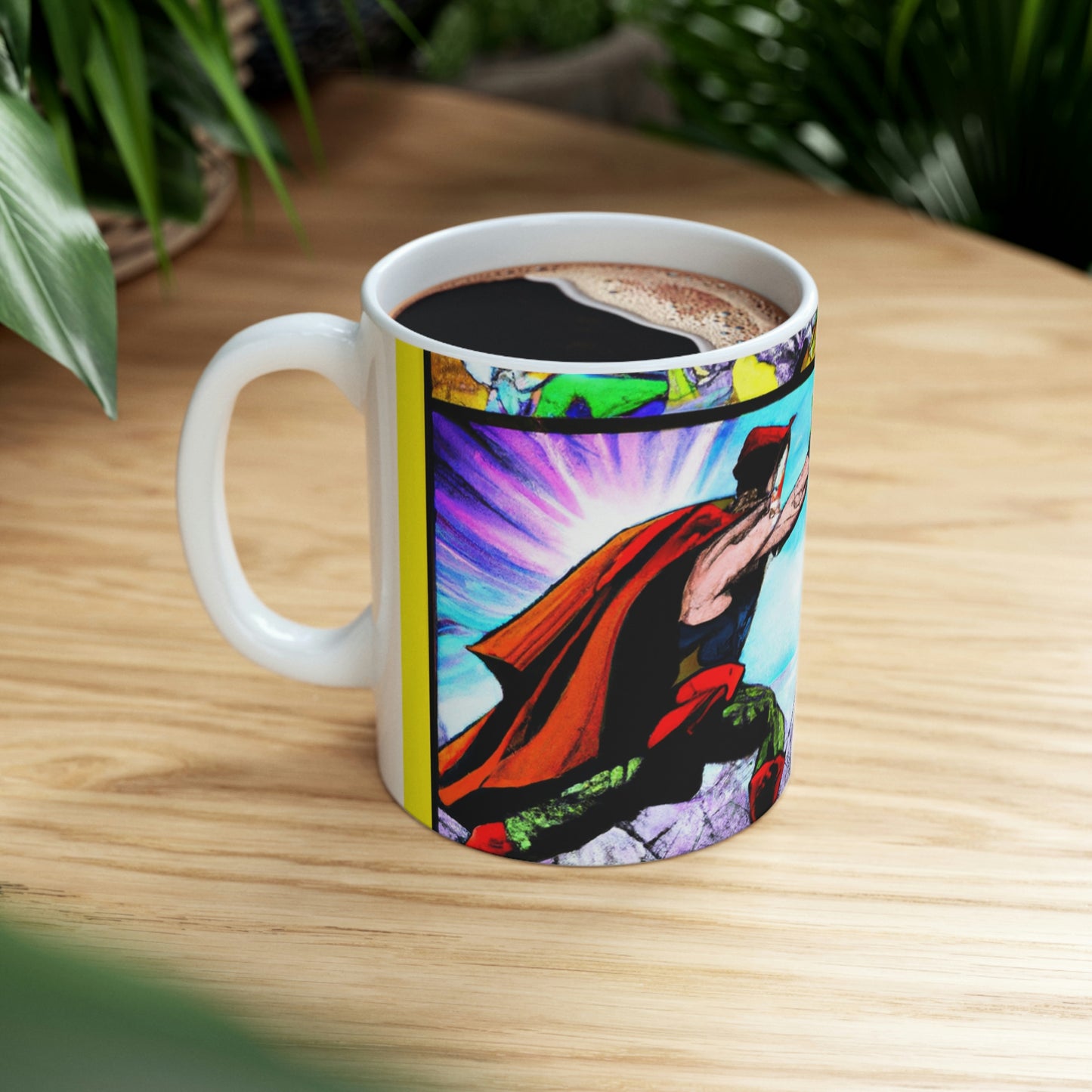 Superhero Showdown! - The Alien Ceramic Mug 11 oz