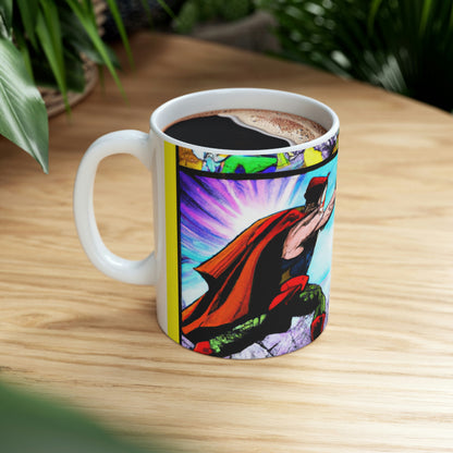 Superhero Showdown! - The Alien Ceramic Mug 11 oz