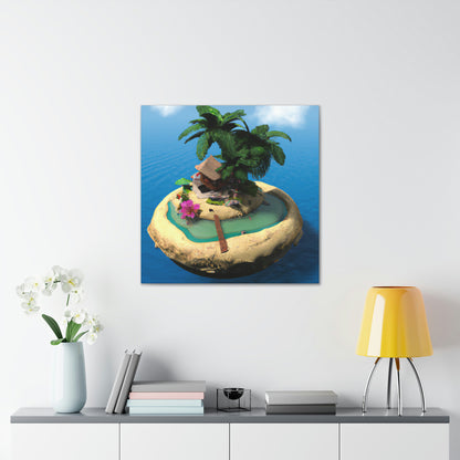 "Island Paradise in the Sky" - The Alien Canva