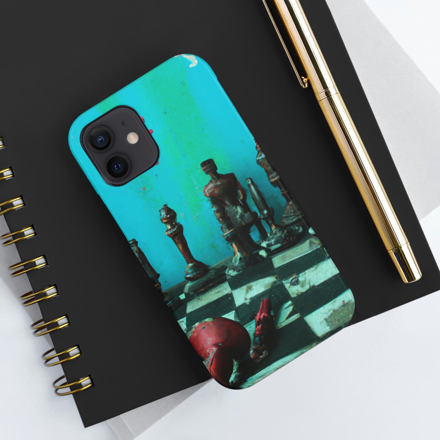 "Ein vergessenes Schachspiel: Bereit für ein neues Match" - Die Alien Tough Phone Cases