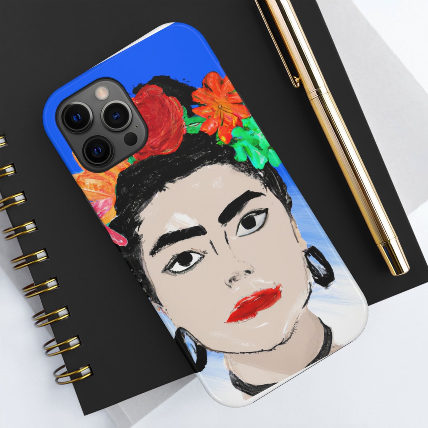 „Feurige Frida: Eine mexikanische Ikone mit farbenfroher Kultur malen“ – The Alien Tough Phone Cases