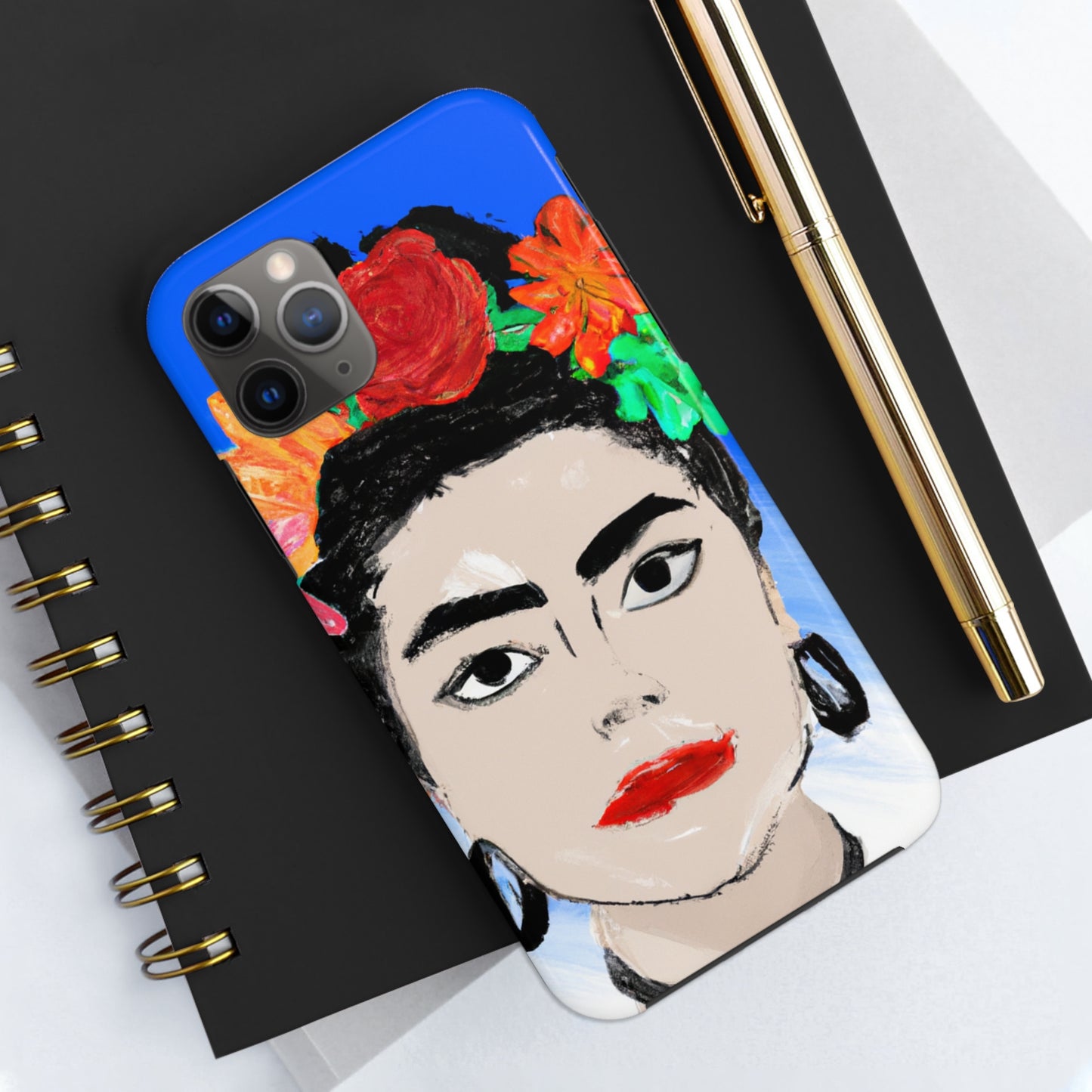 "Fiery Frida: Painting a Mexican Icon with Colorful Culture" - The Alien Tough Phone Cases