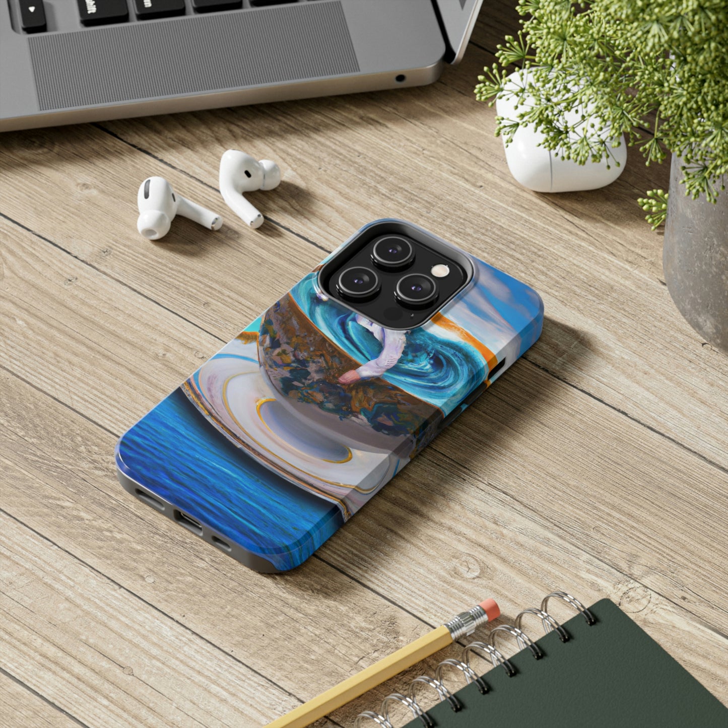 "Adrift in a China Cup: The Story of a Lost Child's Oceanic Adventure" - The Alien Tough Phone Cases