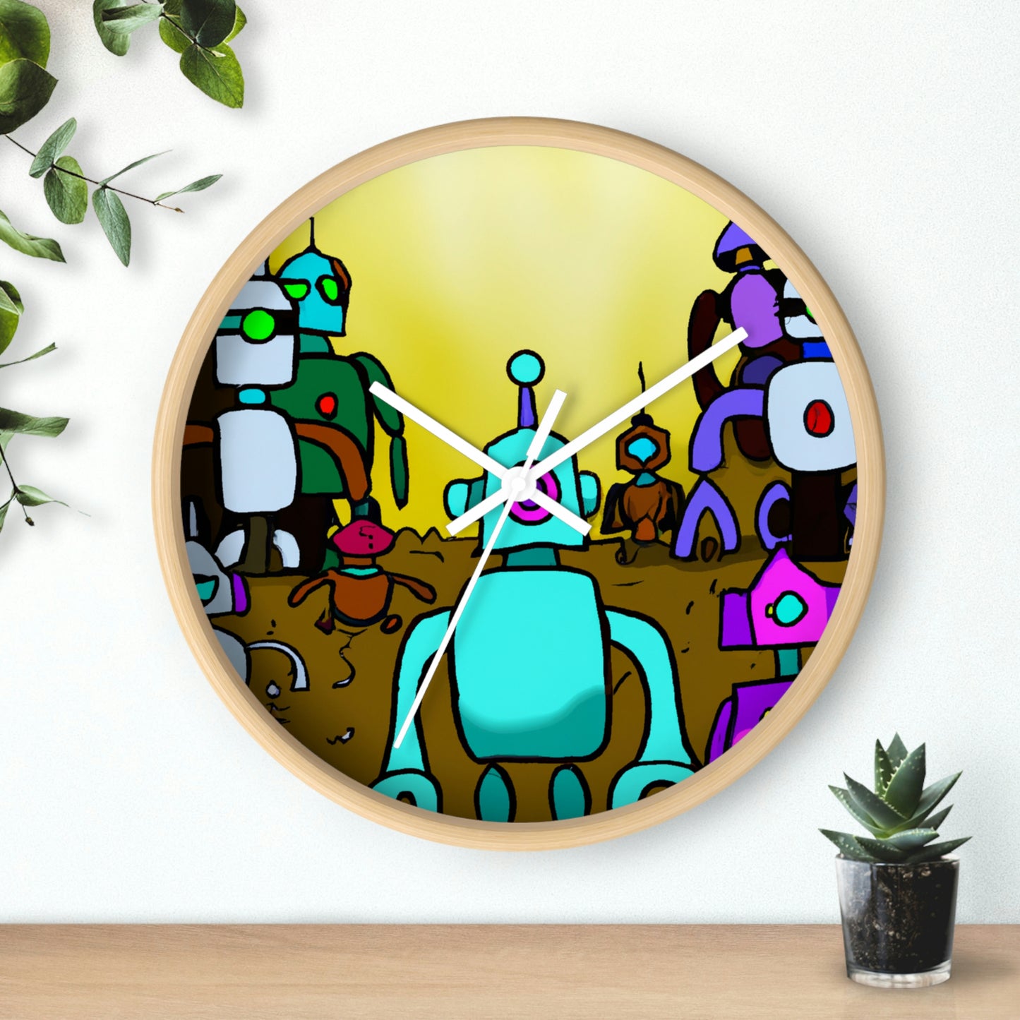 "Un espectro de máquinas esclavizadas" - El reloj de pared alienígena