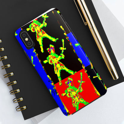 "Tanz mit Feuer und Stahl." - Die Alien Tough Phone Cases