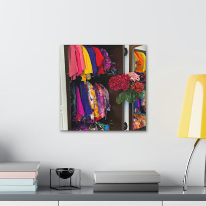 "The Boldest Hues in My Wardrobe" - Canvas