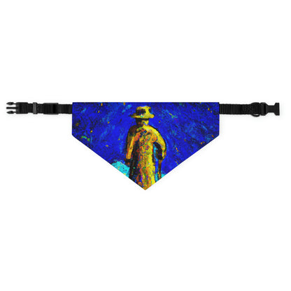 "Lone Mage on the Frozen Summit" - The Alien Pet Bandana Collar