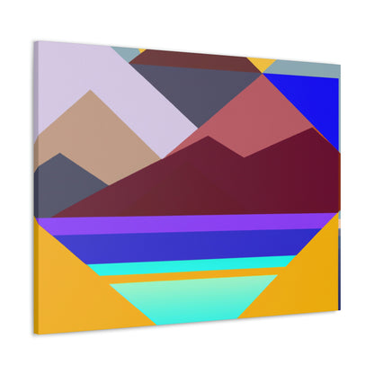 "Geometric Landscape" - Canvas