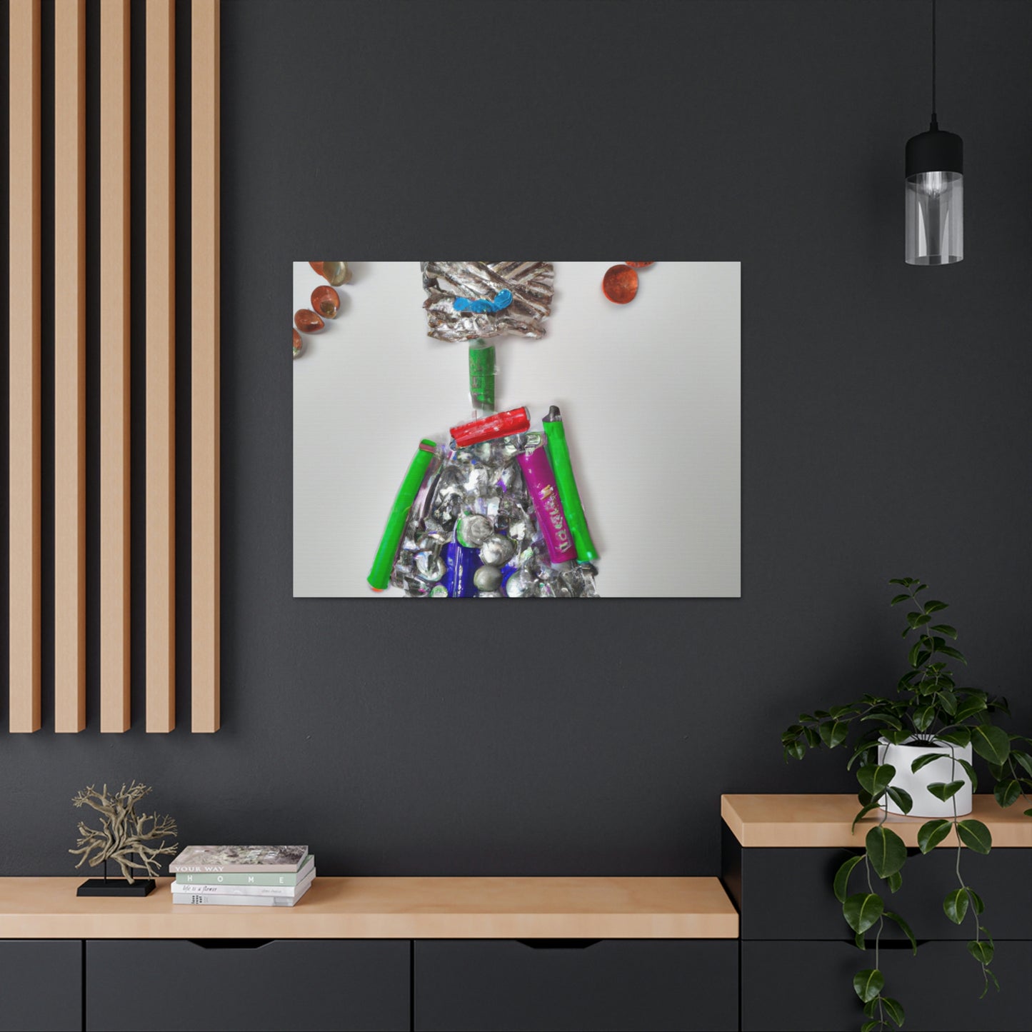 'The Bin Creation' - Canvas