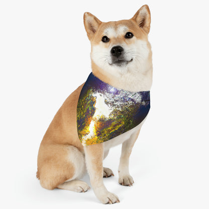 "A Beam of Light on a Forgotten Path" - The Alien Pet Bandana Collar